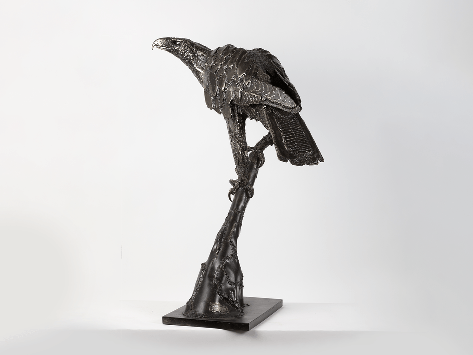Sculpture métal Rousso "Aigle"